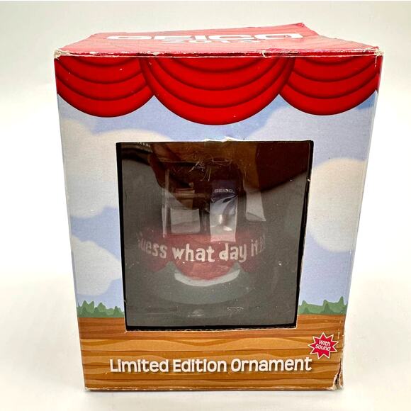 GEICO GUESS WHAT DAY IT IS LIMITED EDITION 2013 ORNAMENT WITH SOUND WORKING - Picture 12 of 12